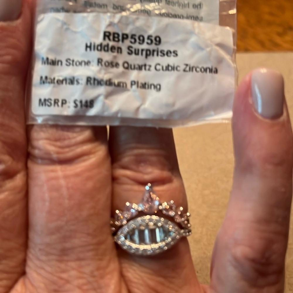 RING BOMB PARTY RING- 2 band set- “Hidden Surprises”